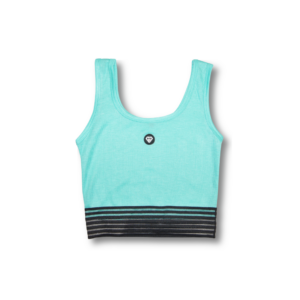 GOLOKA Diamond Top cropped tank in mint green